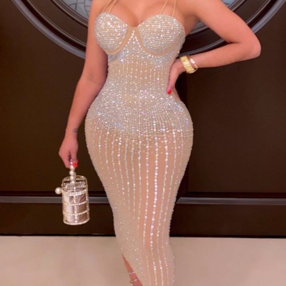 Long Sequined Dress